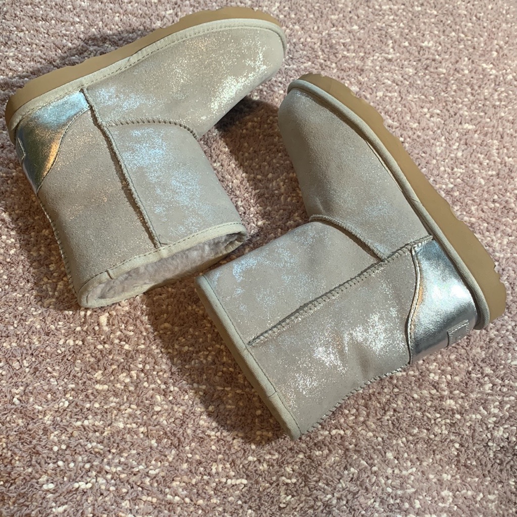 Ugg Classic Short Shimmer Metallic Boots